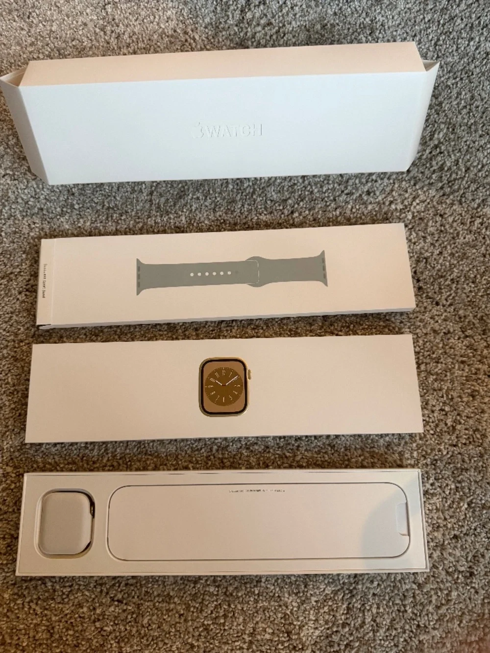 Stainless Steel Apple Watch Series 8 (GPS + Cellular) 41mm case with band